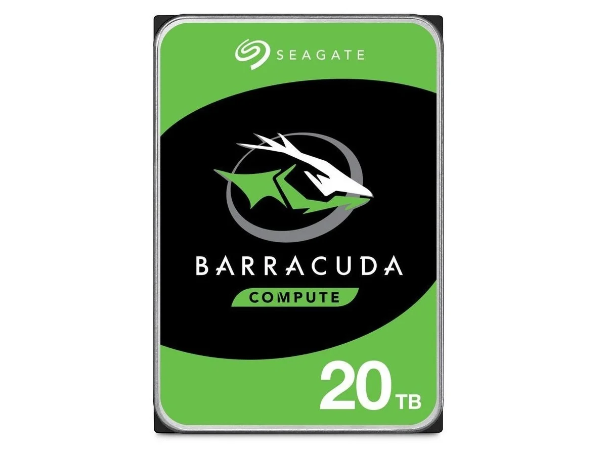Seagate Barracuda 20TB interne Festplatte (3.5" SATA 6Gb/s, 7200 rpm, 512MB Cache — Offene Verpackung) (MPN ST20000DM001) — Österreich Fachhandel