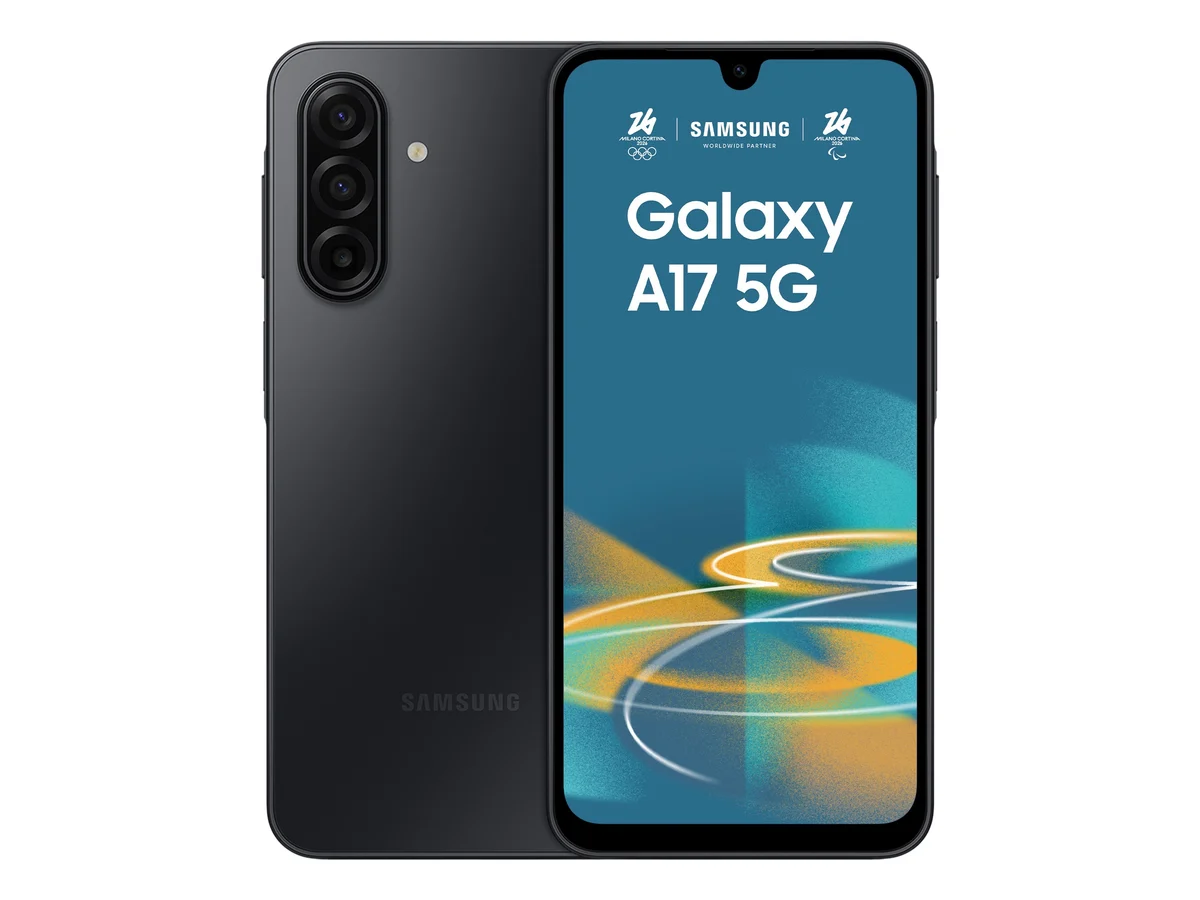 Samsung Galaxy A17 5G 128 GB (4 GB RAM, 6,7" OLED 90 Hz, Dual-SIM, microSD, Schwarz) (MPN SM-A176BZKAEUE?AT) — Österreich Fachhandel