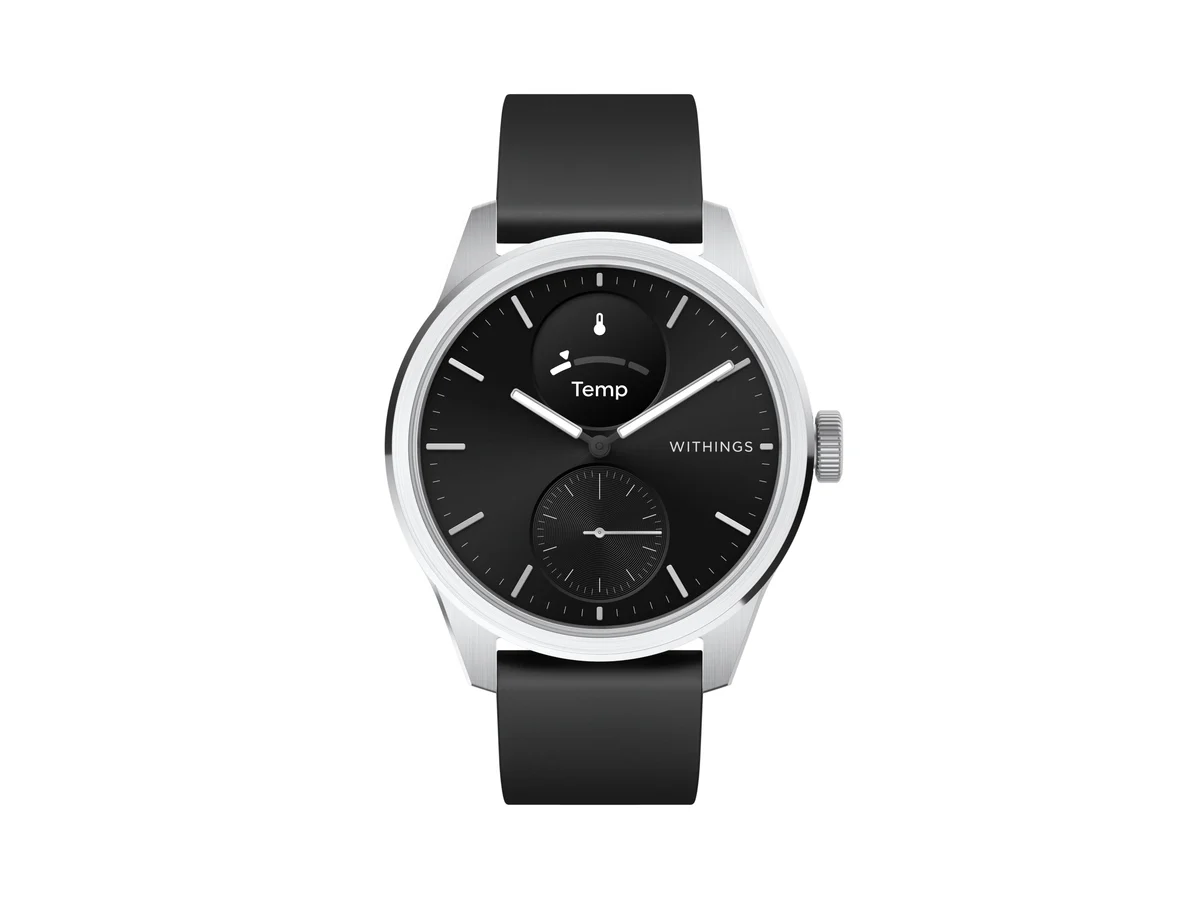 Withings ScanWatch 2 Hybride Smartwatch 42mm Schwarz (MPN HWA10-model 4-All-Black) — Österreich Fachhandel
